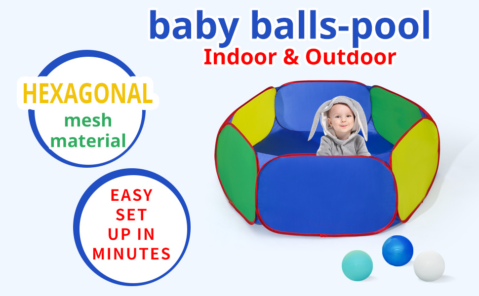 PlayMaty Ball Pool Pit Play Tent for Kids Toddlers Outdoor
