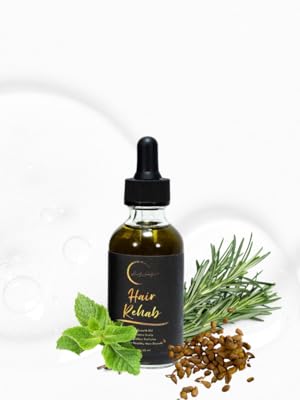Rosemary, Peppermint, Grape Seed Hair Growth Oil for Stronger and Thicker Hair