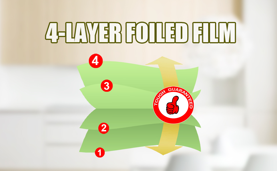 4-layer foiled film