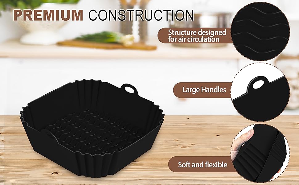 silicone tray for air fryer