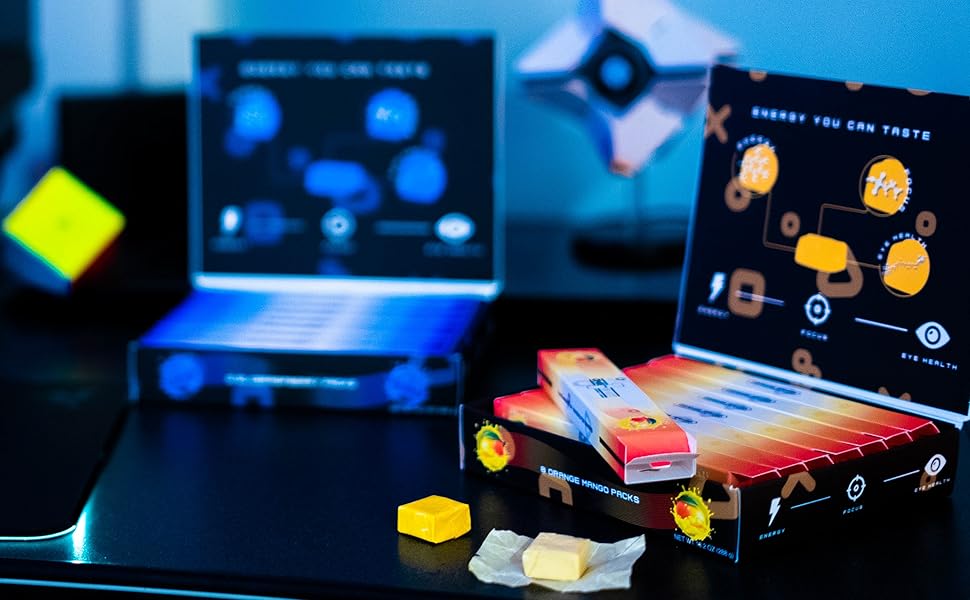 1 Shot Energy Chews on Desk - Destiny Ghost