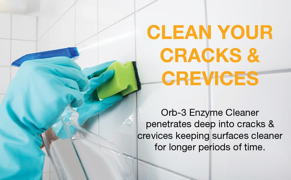 Orb3 A0110001G Enzyme Cleaner Concentrate Jug for Pools