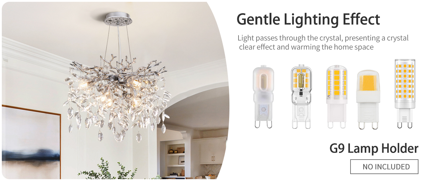 Modern Tree Branch Chandelier