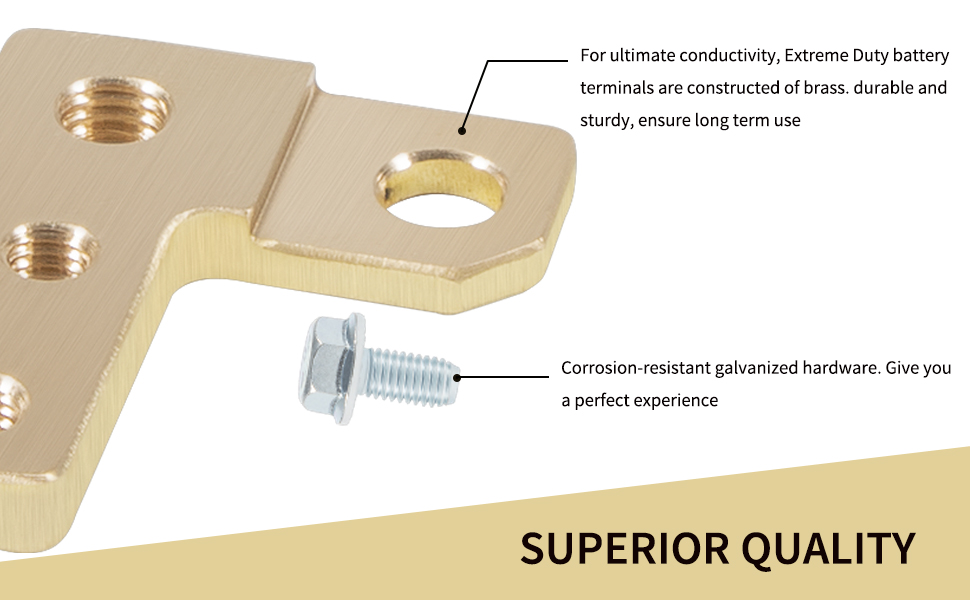 Bzsunway Extreme Duty Battery Terminals for 20182022 Jeep