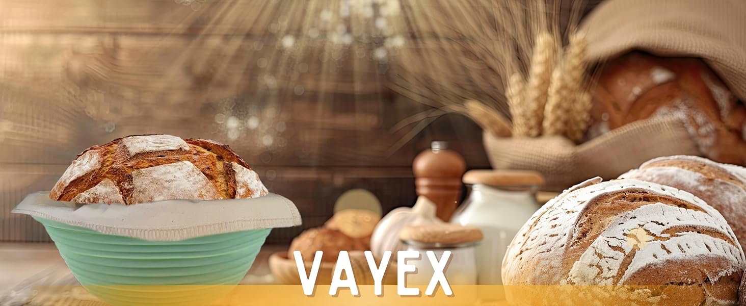 VAYEX Silicone Bread Proofing Basket Bread