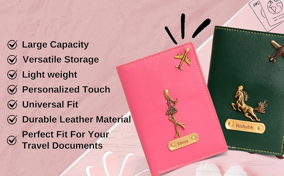 personalised passport covers