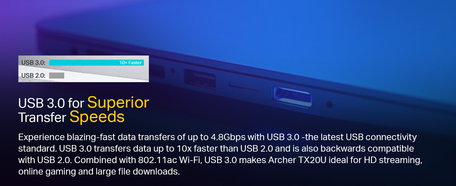 Archer TX20U AX1800 Dual Band Wi-Fi 6 Wireless USB Adapter