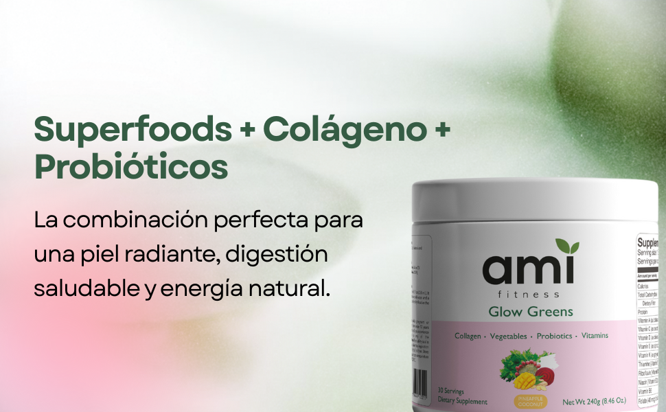 superfoods, colageno, probioticos