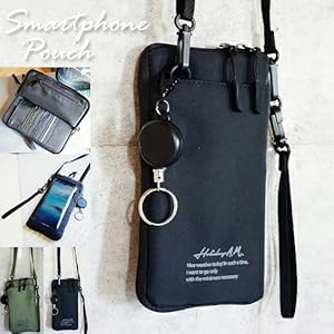 Wallet shoulder bag／ミニポーチ付／ブラック DOD WALLET SHOULDER BAG BOOK BLACK ＜ローソン・HMV限定