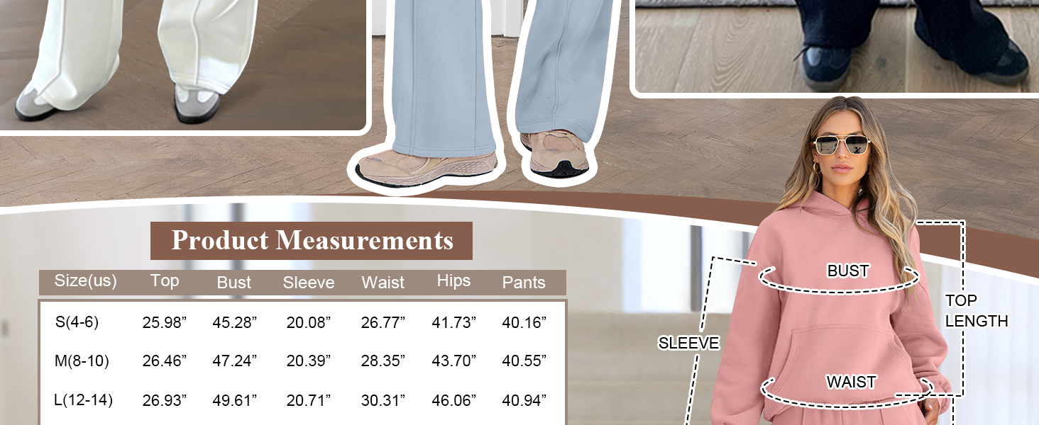 Caracilia Women's 2 Piece Outfits Sweatsuit