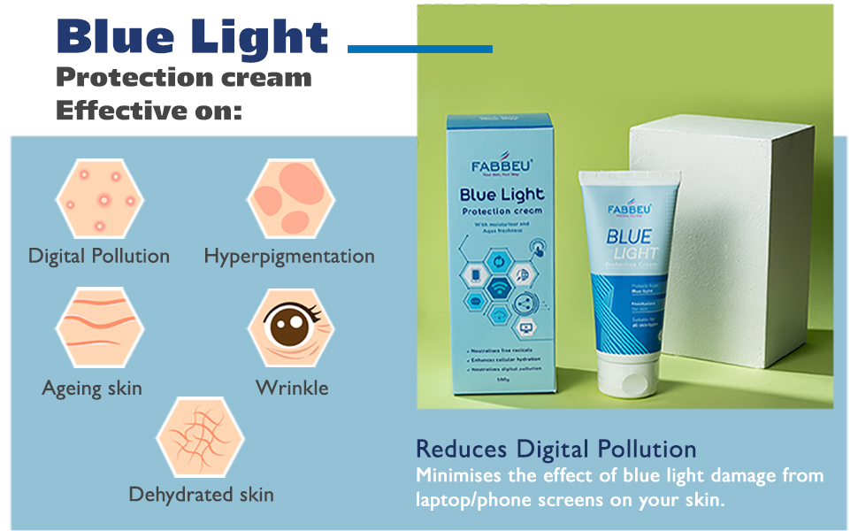FABBEU Bluelight Protection Indoor Sunscreen with Moisturizer For Face
