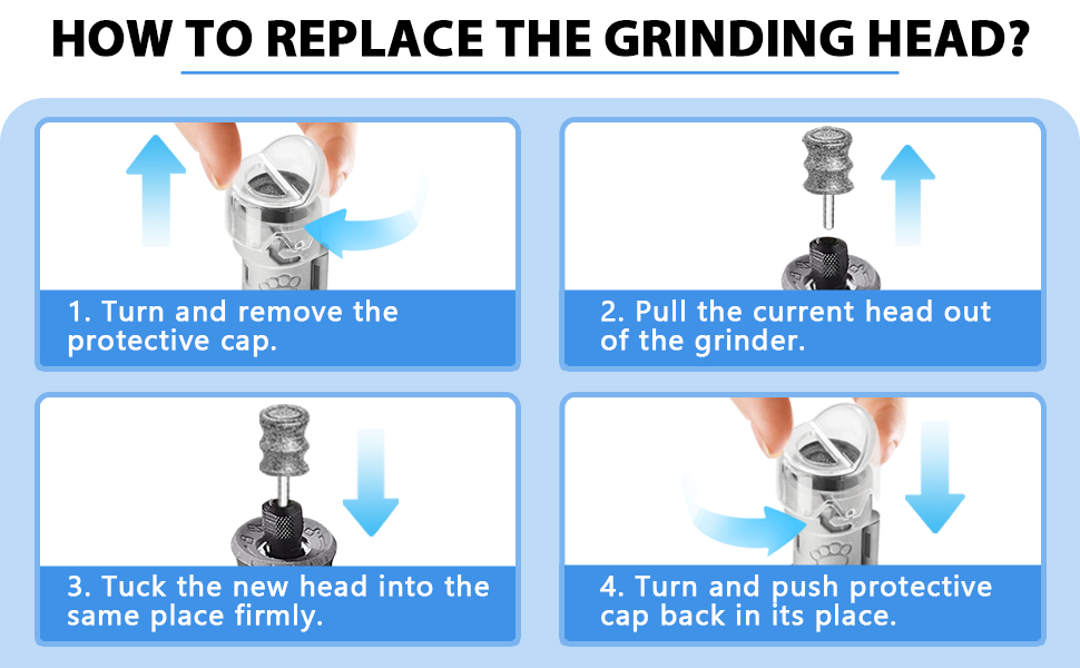 Dog Nail Grinder Wheels Heads Bits For Dremel