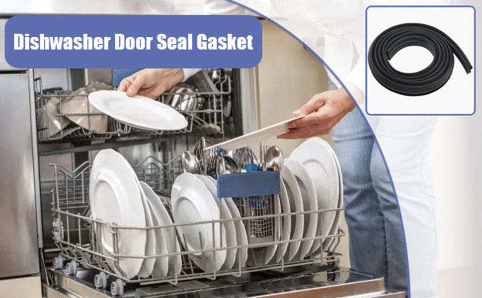 W11196317 Dishwasher door seal Fits Whirlpool Kitchenaid