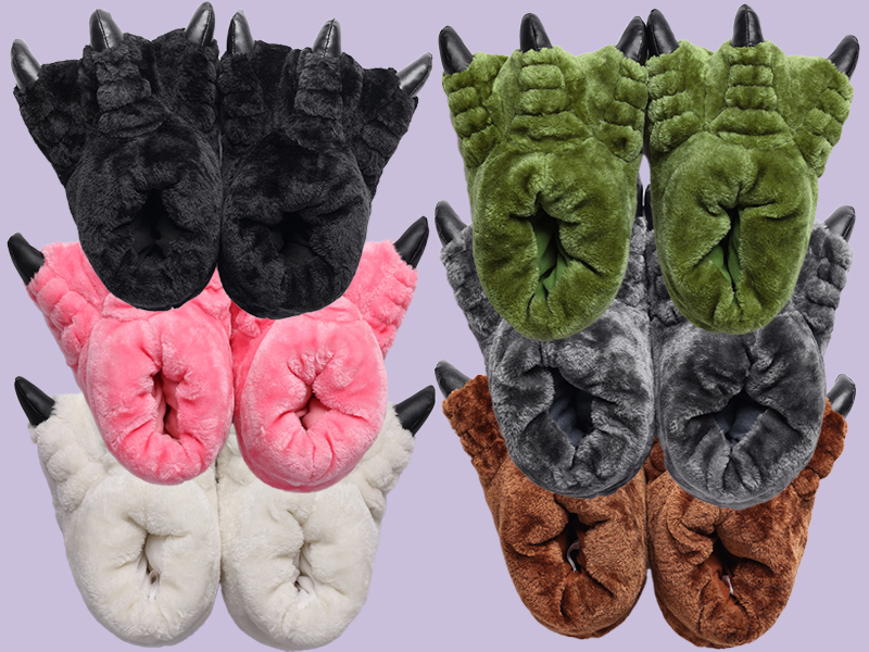 London Shoe Co Mens & Womens Funny Claw Slippers