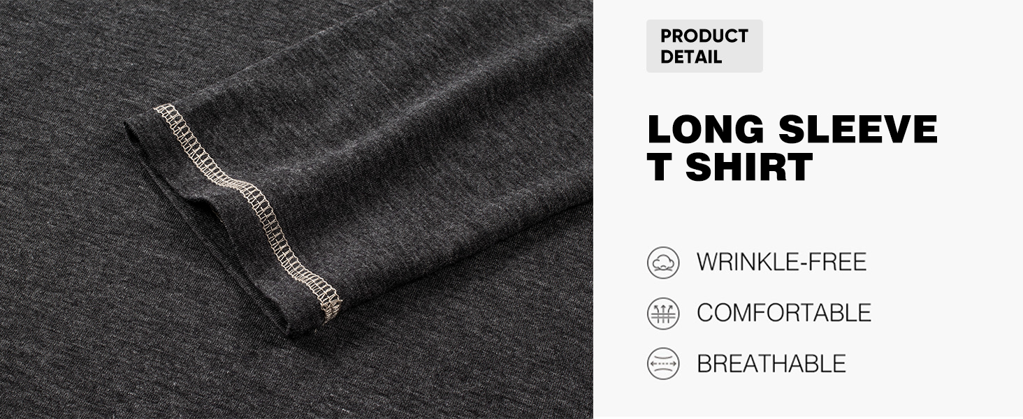 Mens Long Sleeve T Shirt