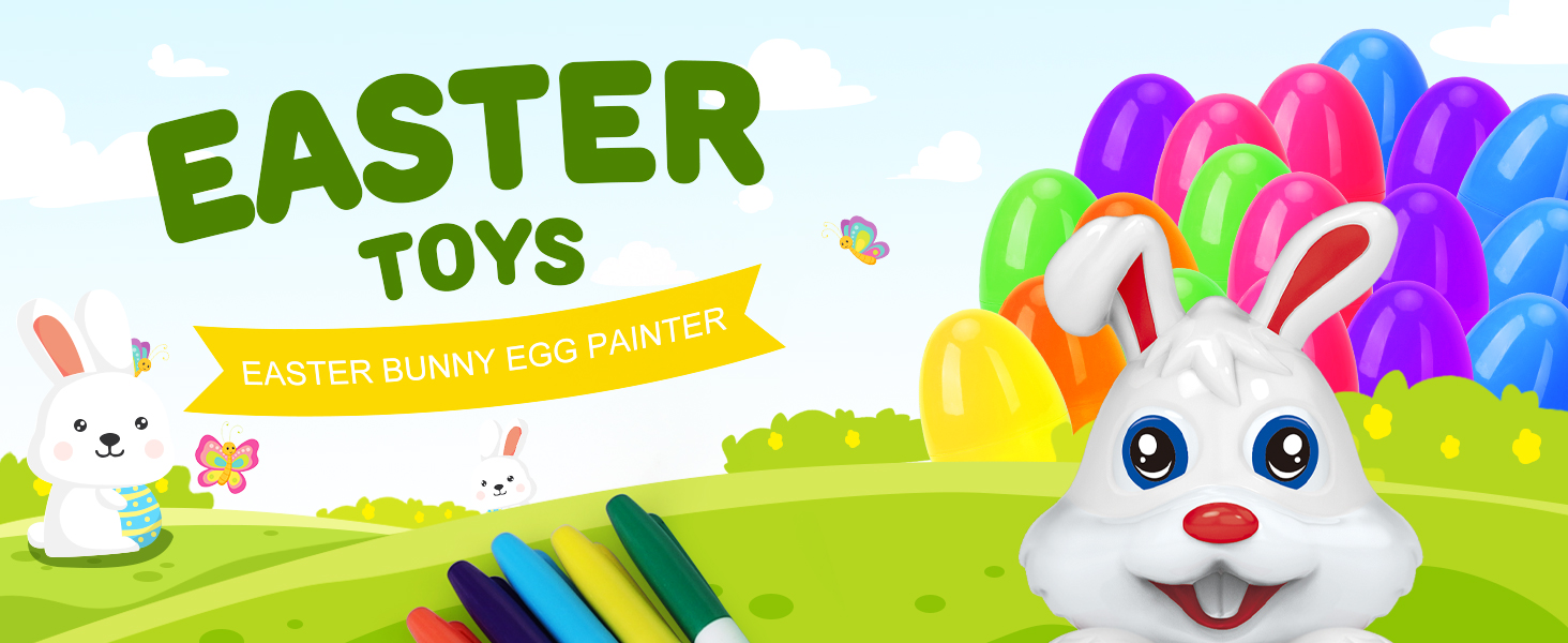 TOY Life Easter Egg Decorating Kit for Kids (Green) Toys