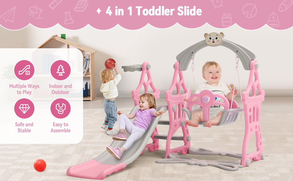 Kids Slide and Swing