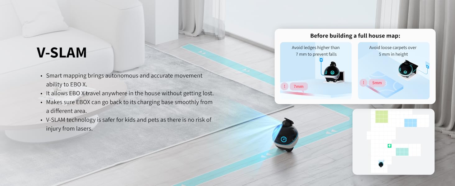 Enabot EBO X Home Robot with GPT Harman AudioEFX Speaker