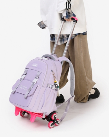 girls rolling backpack