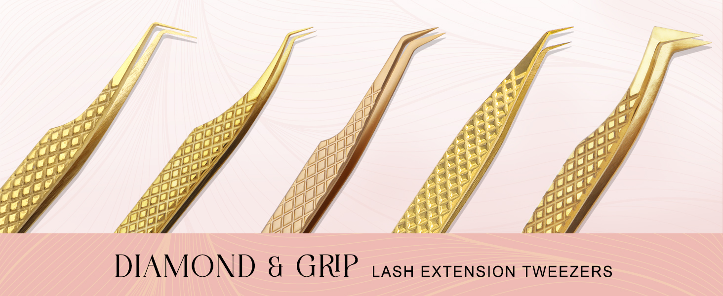 Diamond Grip Wimpernpinzette