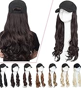 baseball hat with hair