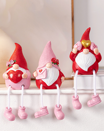 Set of 3 Valentines Gnomes