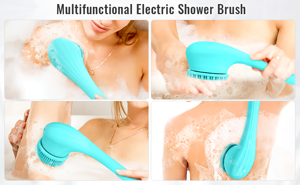 Long Handle Shower Scrubber