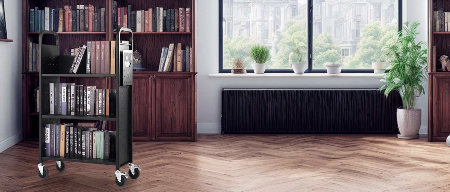 VEVOR Book Cart