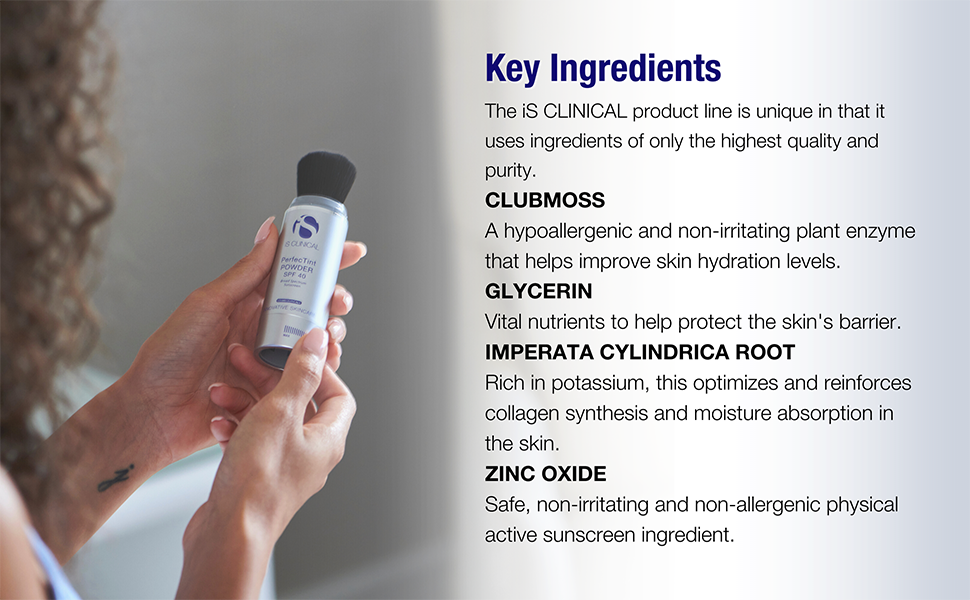 powder sunscreen, botanicals, pharmaceutical grade, protection, hypoallergenic