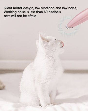 Cordless Dog Paw Trimmers, 2 in 1 Professional Dog Clippers for Thick Heavy Coats