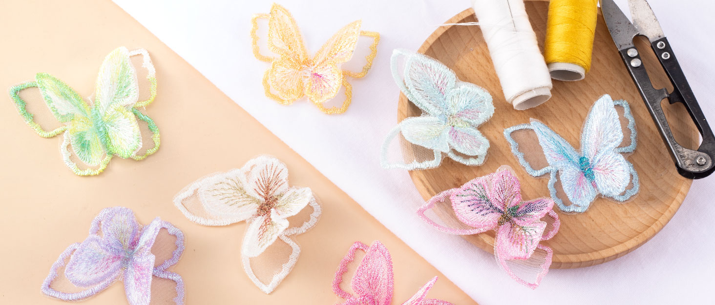 Aazon.co: Sourceall Sew On Peony Floral Patches, Ebroidered Flower