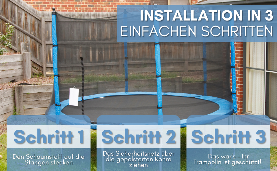 16x Wetterfestes Schaumstoff Polster für 92cm Trampolin - Sicherheitsstangenschutz inkl. Kappen – Stoßdämpfend & EU-Manu 9d51ff8c 7c5a 4d03 Aa7c 4221853f9d9a. CR0,0,970,600 PT0 SX970 V1