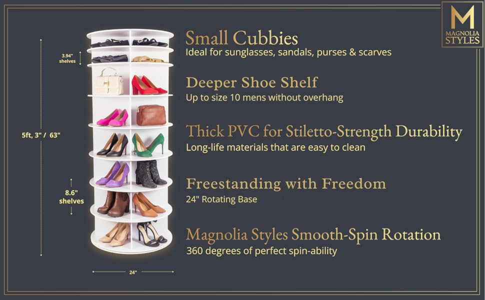 shoe rack dimensions
