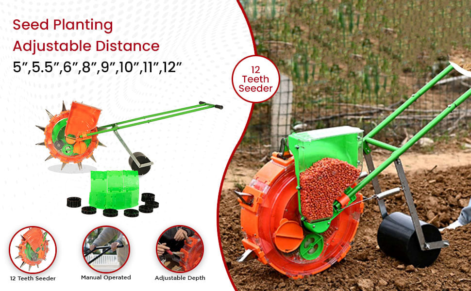 Really Agricultural Manual Seeder/ Long Teeth12T/ Hand Operated