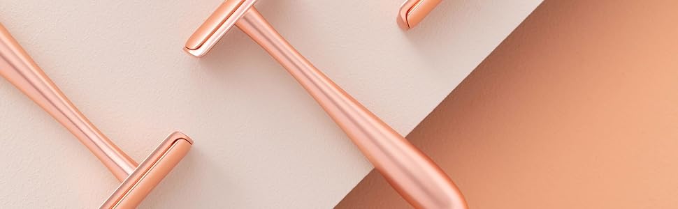 Rasierhobel Rosé Gold