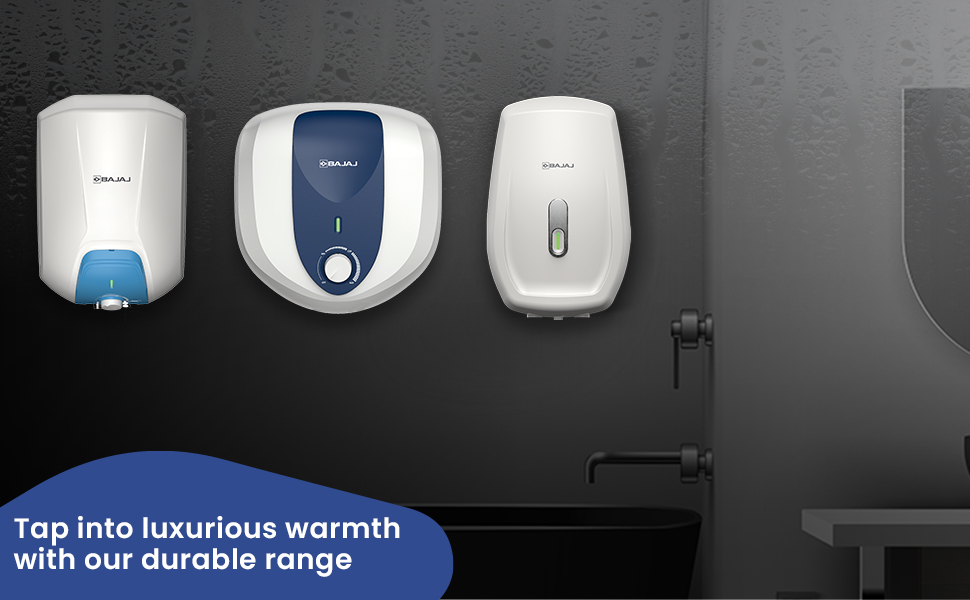 bajaj water heater for home, geyser, water geyser for bathroom , fast heating water heater