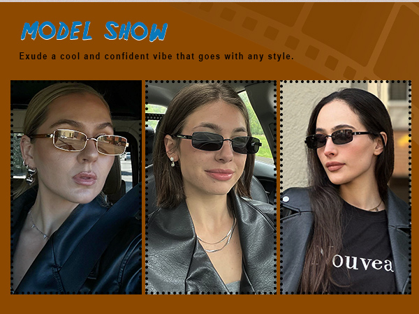 Amazon.com: VANLINKER Retro Rectangle Polarized Sunglasses