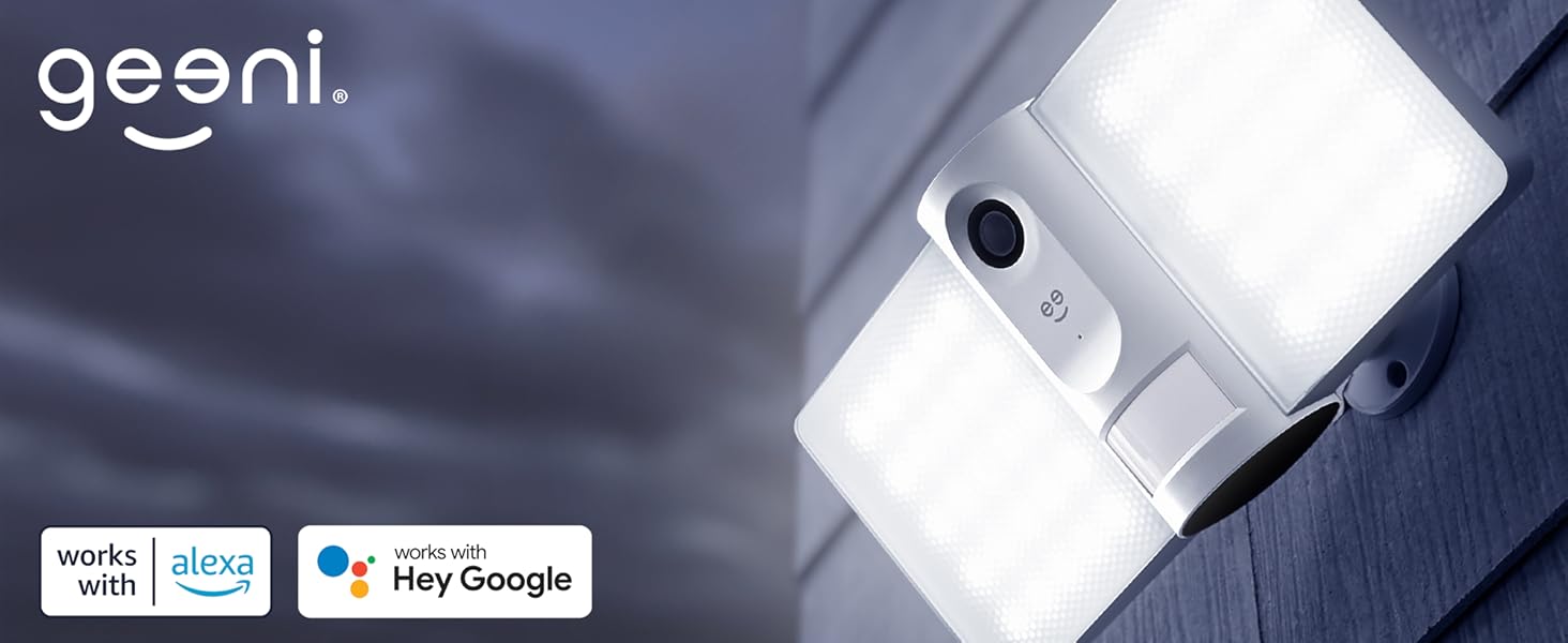 Geeni Sentry WiFi Wireless Smart Floodlight Security