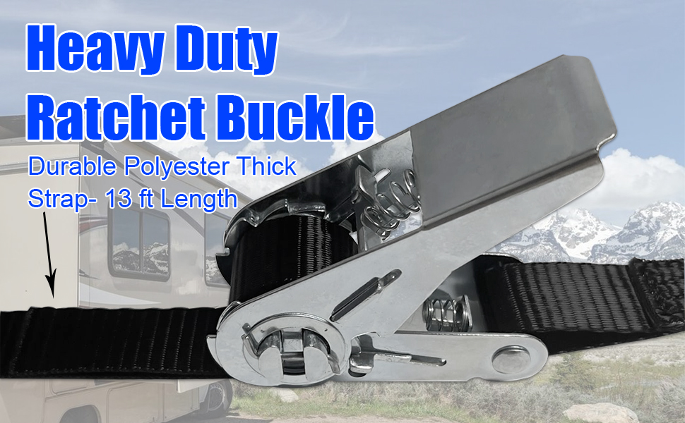 Heavy Duty RV Awning Tie Down Kit, Campers Awning Anchors