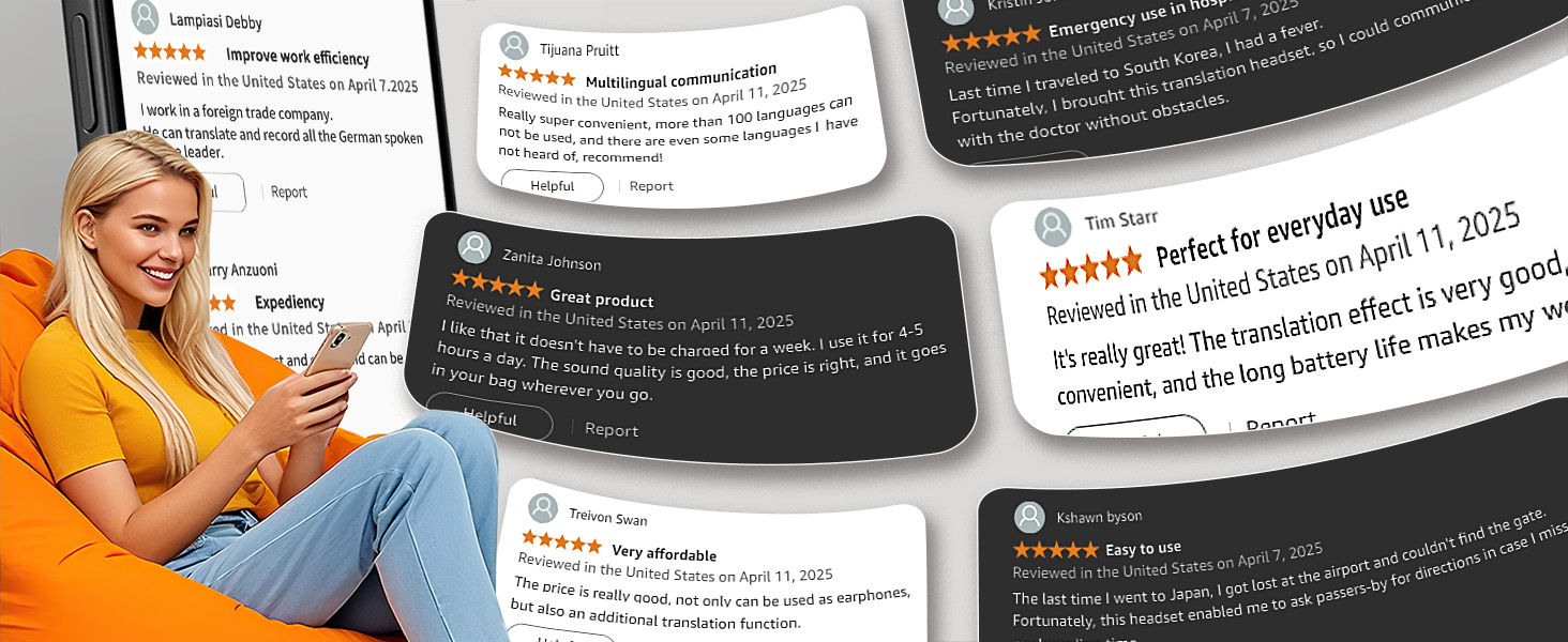 AI Real-Time Translation Earbuds