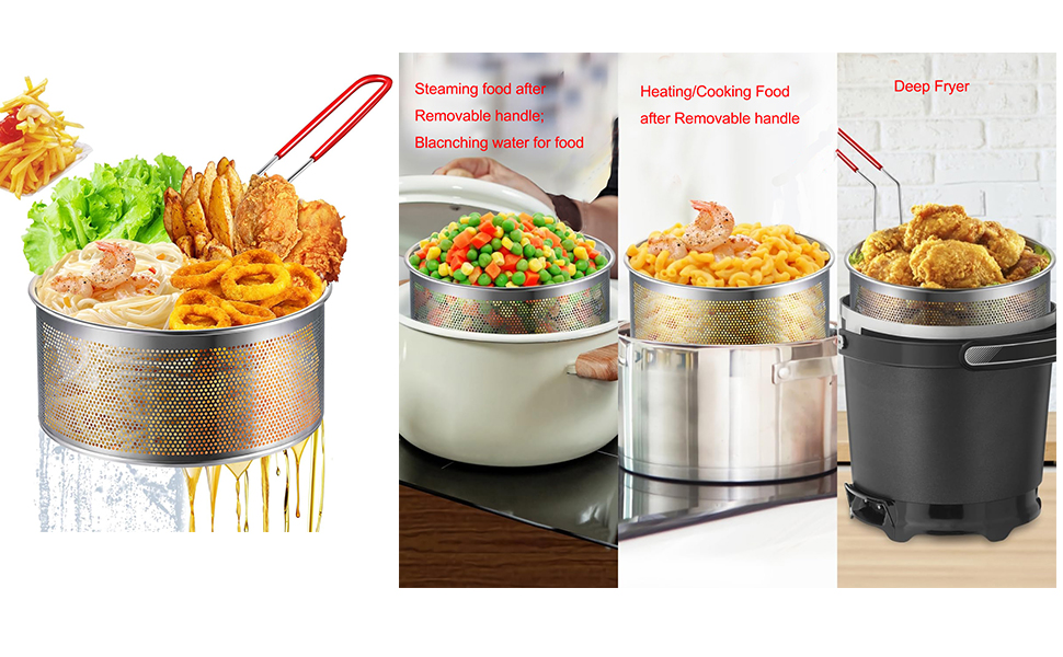 metal strainer stainless steel colander colander fry baskets chips deep fry baskets fries frying