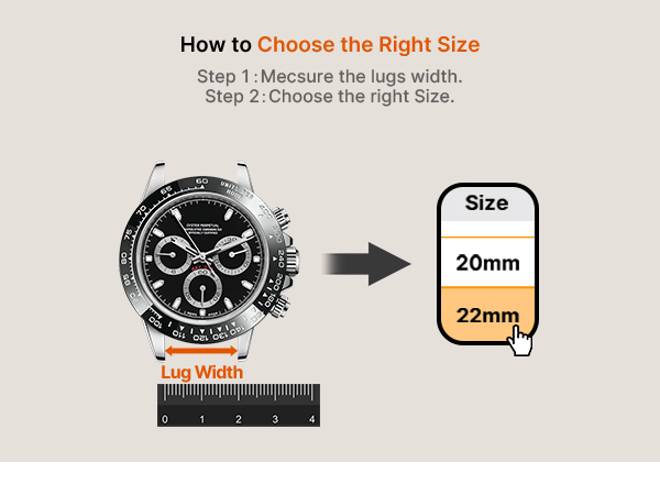 22mm quick release watch band