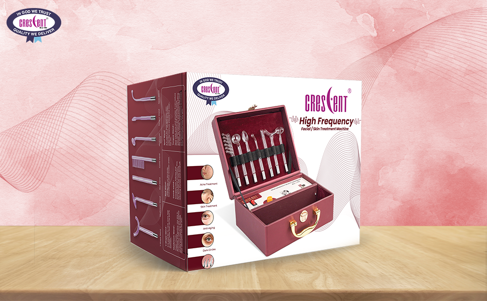 Crescent High Frequency Ozone Treatment for Acne Treatment AntiAging