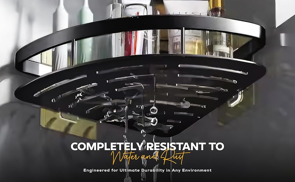 bathroom shelf corner