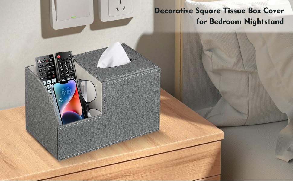 Bedside table storage