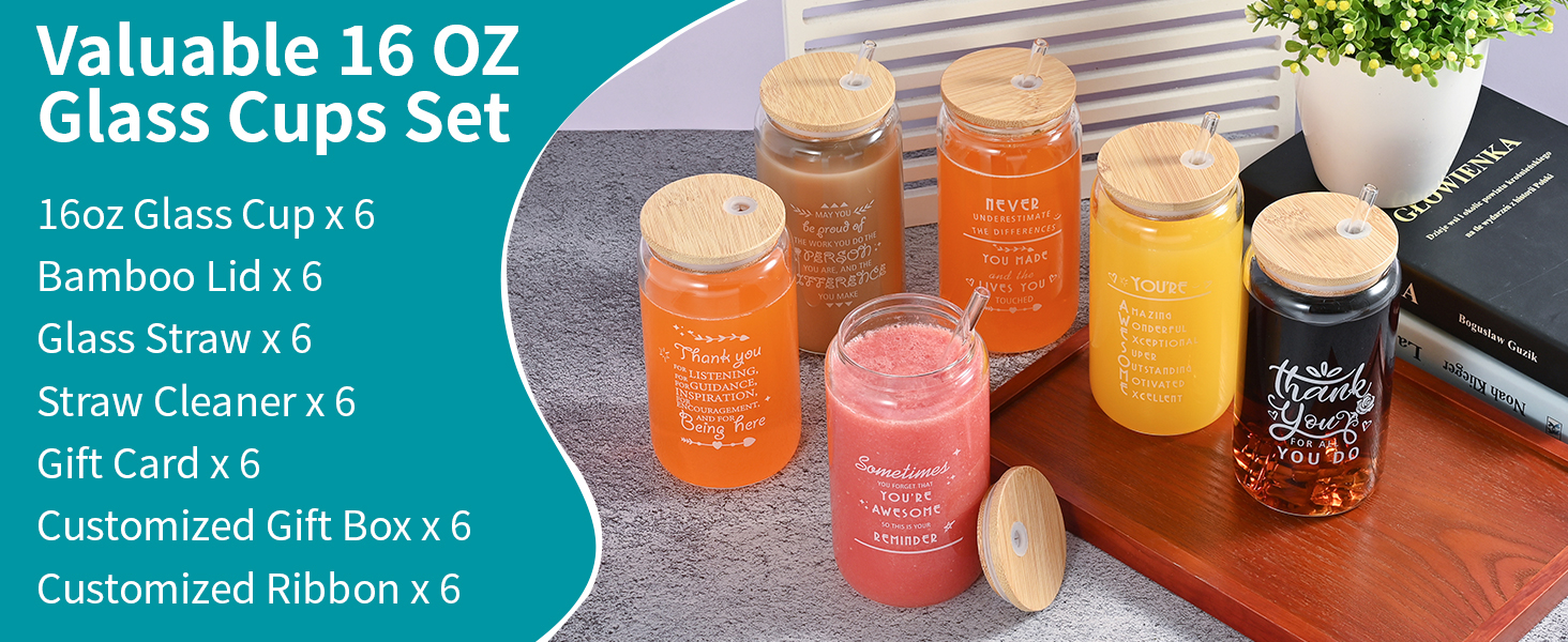 OLSUNOR 6 Set Employee Appreciation Gifts Bulk