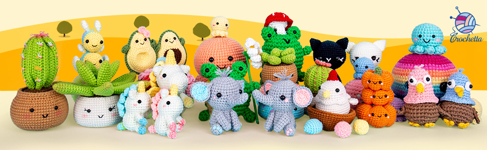 Crochetta crochet beginner kits