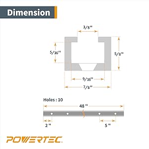 POWERTEC 71379-P2 Heavy Duty 48