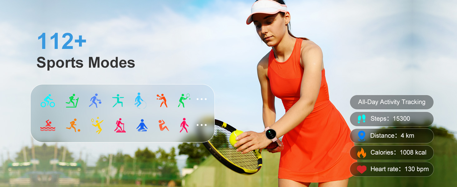 1.39“ HD Big Screen 3 Theme Options 200+ Watch Faces smartwatch