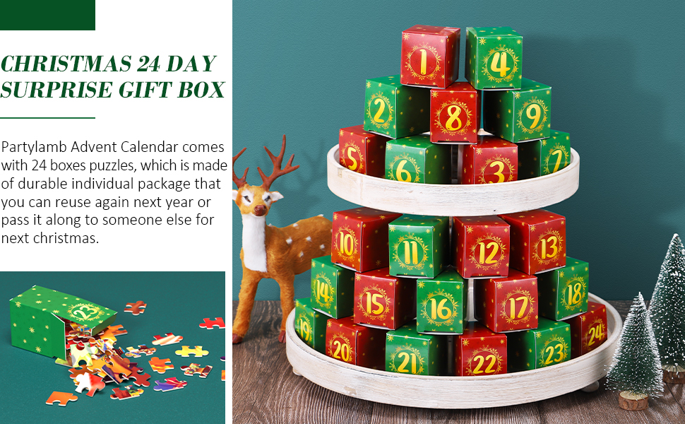 Advent Calendar 2024 for Adults Kids Teens 1000 Pieces